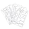12 Pack: Black Lines Alphabet Stickers by Recollections™